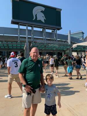 SFC retired attended Michigan State Spartans vs. Youngstown State Penguins - NCAA Football on Sep 11th 2021 via VetTix 