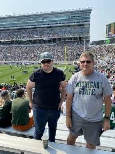 Randy Mol attended Michigan State Spartans vs. Youngstown State Penguins - NCAA Football on Sep 11th 2021 via VetTix 