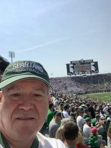 Bill attended Michigan State Spartans vs. Youngstown State Penguins - NCAA Football on Sep 11th 2021 via VetTix 