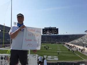 Chris Elmer attended Michigan State Spartans vs. Youngstown State Penguins - NCAA Football on Sep 11th 2021 via VetTix 