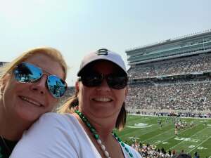 Amanda H attended Michigan State Spartans vs. Youngstown State Penguins - NCAA Football on Sep 11th 2021 via VetTix 
