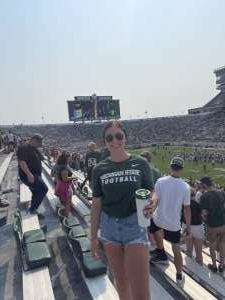 BenjaminD attended Michigan State Spartans vs. Youngstown State Penguins - NCAA Football on Sep 11th 2021 via VetTix 