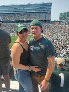 Jonny attended Michigan State Spartans vs. Youngstown State Penguins - NCAA Football on Sep 11th 2021 via VetTix 