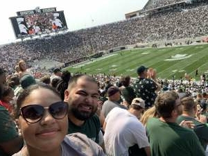 Kamali attended Michigan State Spartans vs. Youngstown State Penguins - NCAA Football on Sep 11th 2021 via VetTix 