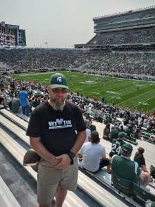 Matthew attended Michigan State Spartans vs. Youngstown State Penguins - NCAA Football on Sep 11th 2021 via VetTix 