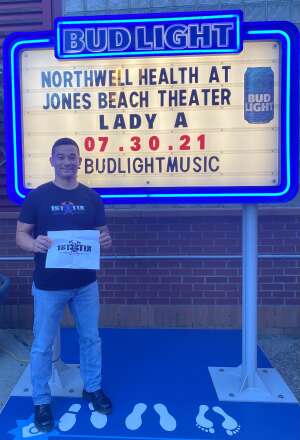 UB attended Lady a What a Song Can Do Tour 2021 on Jul 30th 2021 via VetTix 