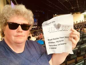 Mary S attended Brad Paisley Tour 2021 on Aug 14th 2021 via VetTix 