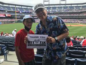 Bill Castro attended Philadelphia Phillies vs. Washington Nationals - MLB on Jul 29th 2021 via VetTix 