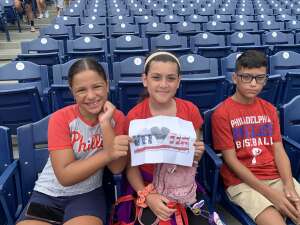 Carlos Santiago attended Philadelphia Phillies vs. Washington Nationals - MLB on Jul 29th 2021 via VetTix 