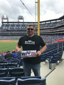 Tony P attended Philadelphia Phillies vs. Washington Nationals - MLB on Jul 29th 2021 via VetTix 