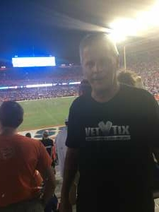 Bob attended University of Florida Gators vs. Florida Atlantic University Owls - NCAA Football on Sep 4th 2021 via VetTix 