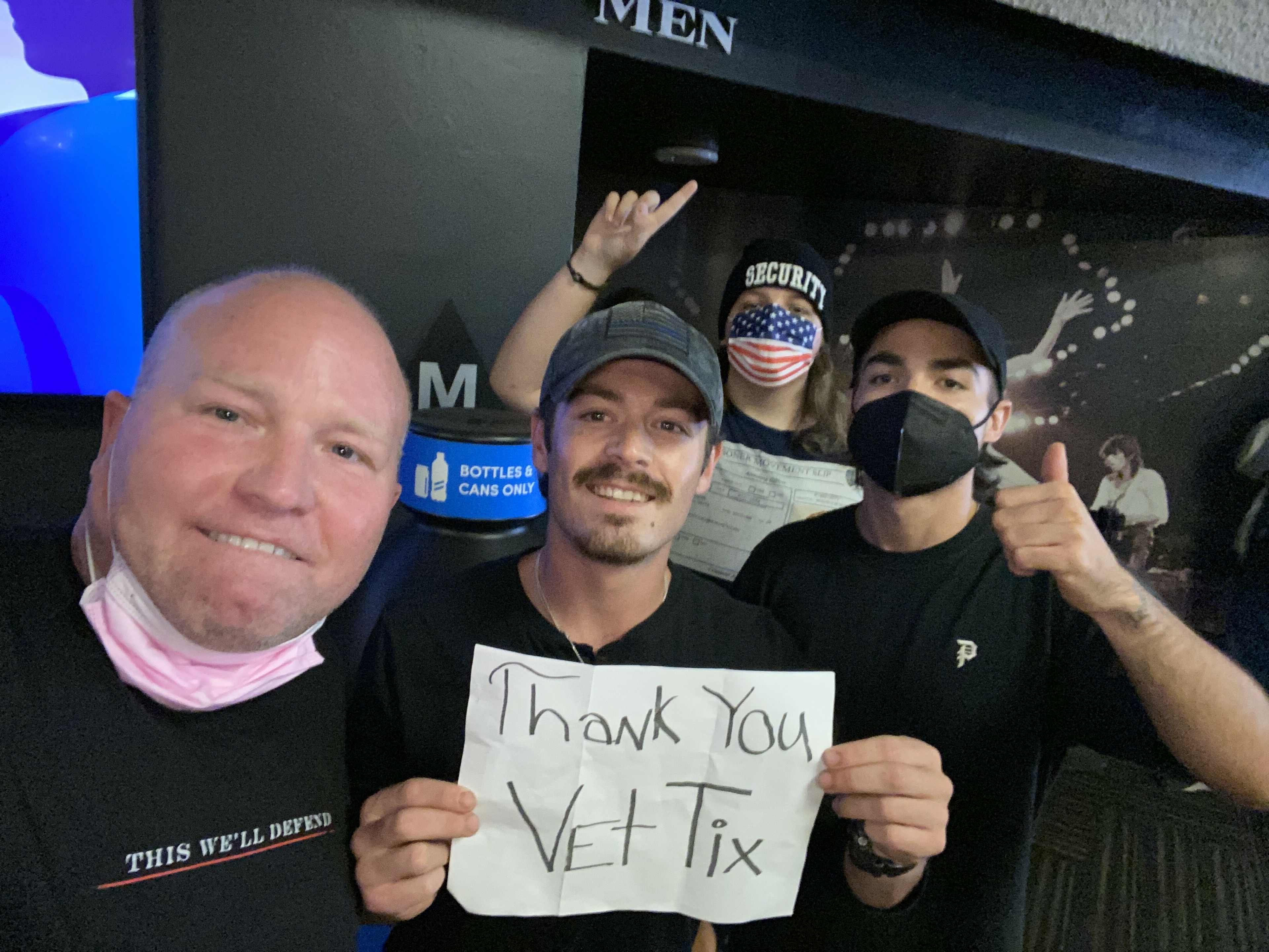 Thank You Messages To Veteran Tickets Foundation Donors