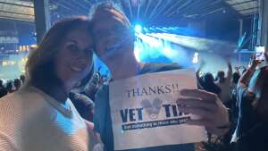 Mike attended New Kids on the Block on Aug 4th 2021 via VetTix 