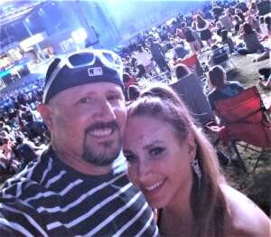 Lori & Pete Beck (USAF Retired) attended New Kids on the Block on Aug 4th 2021 via VetTix 