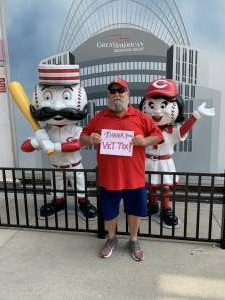 Gordon DeHart attended Cincinnati Reds vs. Minnesota Twins - MLB on Aug 4th 2021 via VetTix 