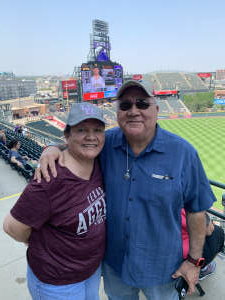 Guadalupe Garza attended Colorado Rockies vs. San Diego Padres on Aug 18th 2021 via VetTix 