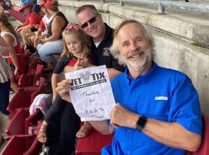 Thom attended Cincinnati Reds vs Pittsburgh Pirates - MLB on Aug 7th 2021 via VetTix 