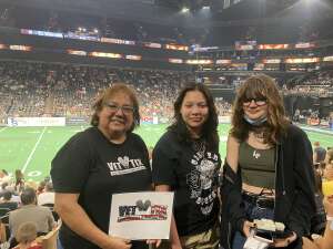 Elizabeth Castro  attended Arizona Rattlers vs. Frisco Fighters on Aug 21st 2021 via VetTix 