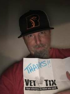 Todd attended Arizona Rattlers vs. Frisco Fighters on Aug 21st 2021 via VetTix 