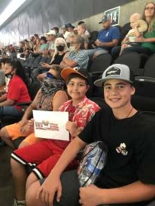Ray attended Arizona Rattlers vs. Frisco Fighters on Aug 21st 2021 via VetTix 