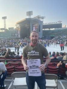 Stephen S attended New Kids on the Block at Fenway Park 2021 on Aug 6th 2021 via VetTix 