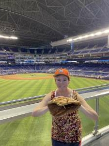 Lanita Soleil attended Miami Marlins vs. New York Mets - MLB on Aug 4th 2021 via VetTix 