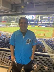 Alfredo Guevara attended Miami Marlins vs. New York Mets - MLB on Aug 4th 2021 via VetTix 