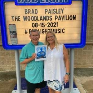 Brad Was Great attended Brad Paisley Tour 2021 on Aug 15th 2021 via VetTix 