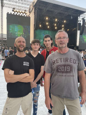 Terry attended Guns N' Roses 2021 Tour on Aug 16th 2021 via VetTix 