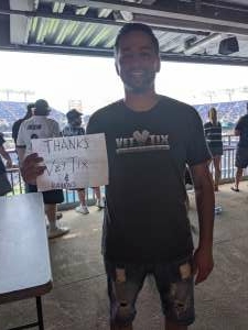 Chris C. attended Baltimore Ravens vs. New Orleans Saints - NFL on Aug 14th 2021 via VetTix 