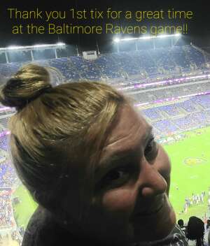 Cherie- De LEO attended Baltimore Ravens vs. New Orleans Saints - NFL on Aug 14th 2021 via VetTix 