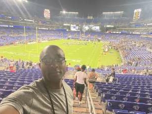 Steven Briggs attended Baltimore Ravens vs. New Orleans Saints - NFL on Aug 14th 2021 via VetTix 