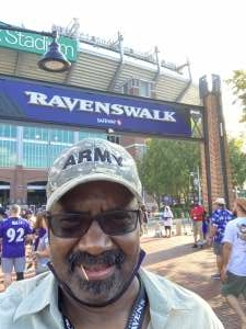 Malcolm  attended Baltimore Ravens vs. New Orleans Saints - NFL on Aug 14th 2021 via VetTix 