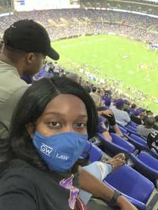 Whitney attended Baltimore Ravens vs. New Orleans Saints - NFL on Aug 14th 2021 via VetTix 