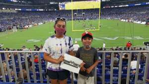 Irene attended Baltimore Ravens vs. New Orleans Saints - NFL on Aug 14th 2021 via VetTix 