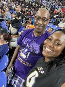 Sheena attended Baltimore Ravens vs. New Orleans Saints - NFL on Aug 14th 2021 via VetTix 