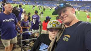 Chris attended Baltimore Ravens vs. New Orleans Saints - NFL on Aug 14th 2021 via VetTix 