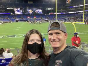 Toby attended Baltimore Ravens vs. New Orleans Saints - NFL on Aug 14th 2021 via VetTix 