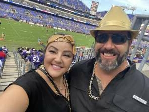 MissUSMC attended Baltimore Ravens vs. New Orleans Saints - NFL on Aug 14th 2021 via VetTix 
