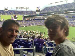 tch attended Baltimore Ravens vs. New Orleans Saints - NFL on Aug 14th 2021 via VetTix 