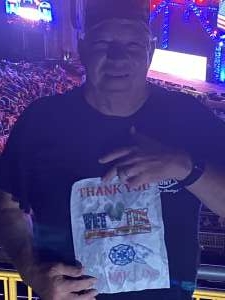 Dave attended Tunnel to Towers Foundation's Never Forget Concert on Aug 21st 2021 via VetTix 