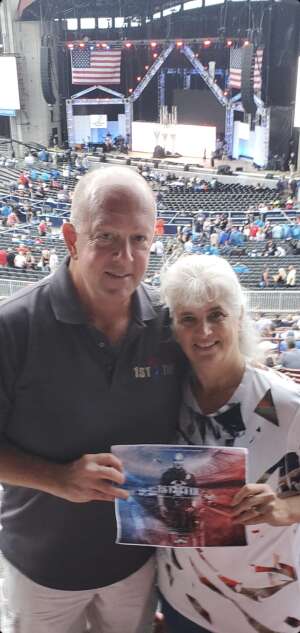 Stew attended Tunnel to Towers Foundation's Never Forget Concert on Aug 21st 2021 via VetTix 