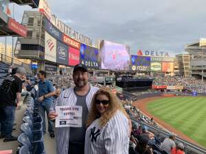 DÃ©mian attended New York Yankees vs. Boston Red Sox - MLB on Aug 17th 2021 via VetTix 