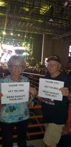 Herman East attended Brad Paisley Tour 2021 on Aug 28th 2021 via VetTix 
