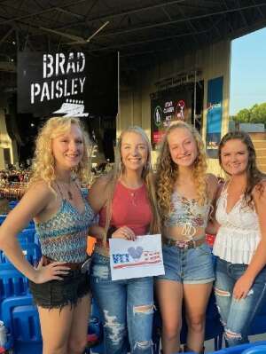 Doc's Kids attended Brad Paisley Tour 2021 on Aug 28th 2021 via VetTix 