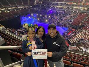 Teddy D attended Disney on Ice Presents Mickey's Search Party on Nov 3rd 2021 via VetTix 