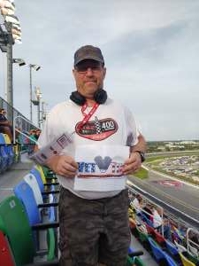 Eric L. attended Coke Zero Sugar 400 - NASCAR Cup Series at Daytona International Speedway on Aug 28th 2021 via VetTix 