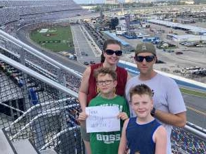 Templer attended Coke Zero Sugar 400 - NASCAR Cup Series at Daytona International Speedway on Aug 28th 2021 via VetTix 