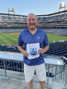 Mark, USAF Veteran, 1988-2017 attended Philadelphia Phillies vs. Arizona Diamondbacks - MLB on Aug 26th 2021 via VetTix 