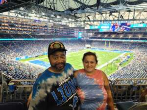 Kelley Family attended Detroit Lions vs. Indianapolis Colts - NFL Preseason on Aug 27th 2021 via VetTix 